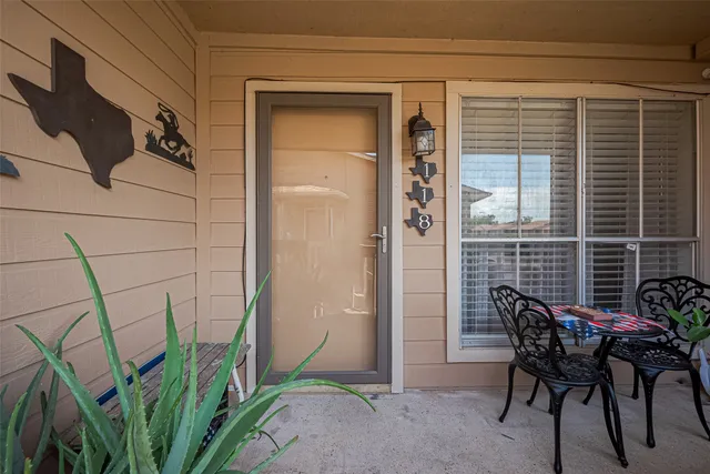 a view of balcony and patio
