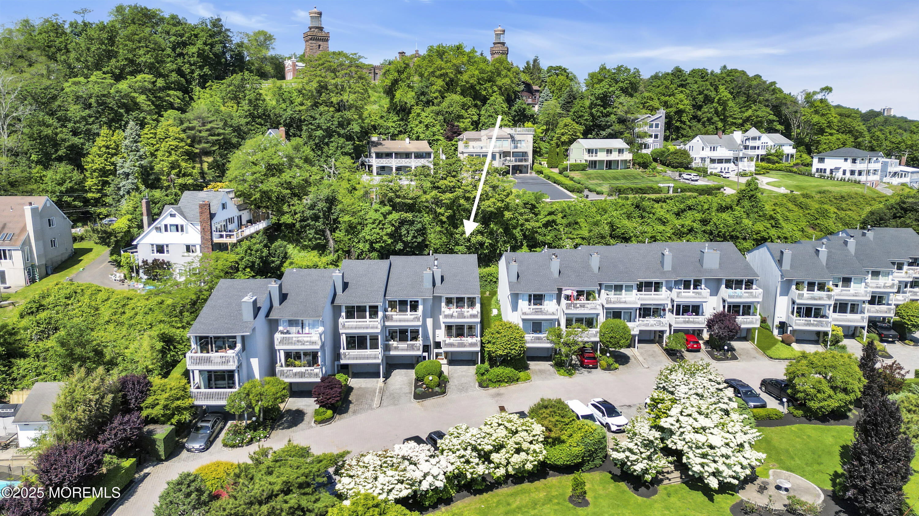 1 Portland Road, Unit 13 Highlands, NJ 07732 - Photo 2 of 40 an aerial view of multiple house