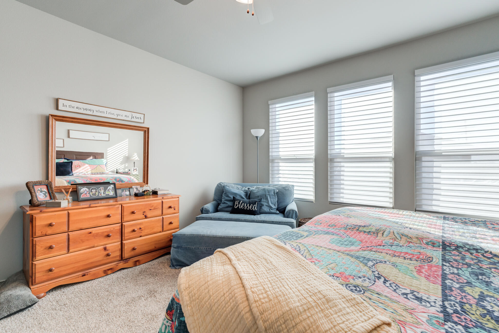 5802 Winfield Avenue Lubbock, TX 79407 - Photo 25 of 36 a bedroom with a bed and a dresser