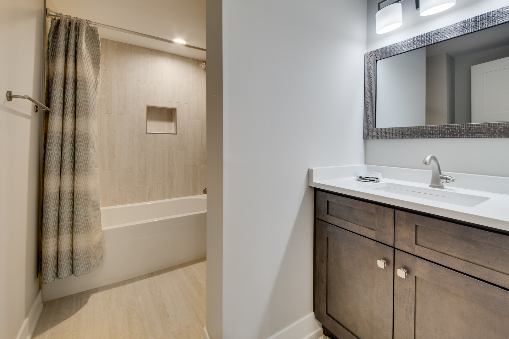 2320 Edna Avenue Park Ridge, IL 60068 - Photo 31 of 41 a bathroom with a sink and a mirror
