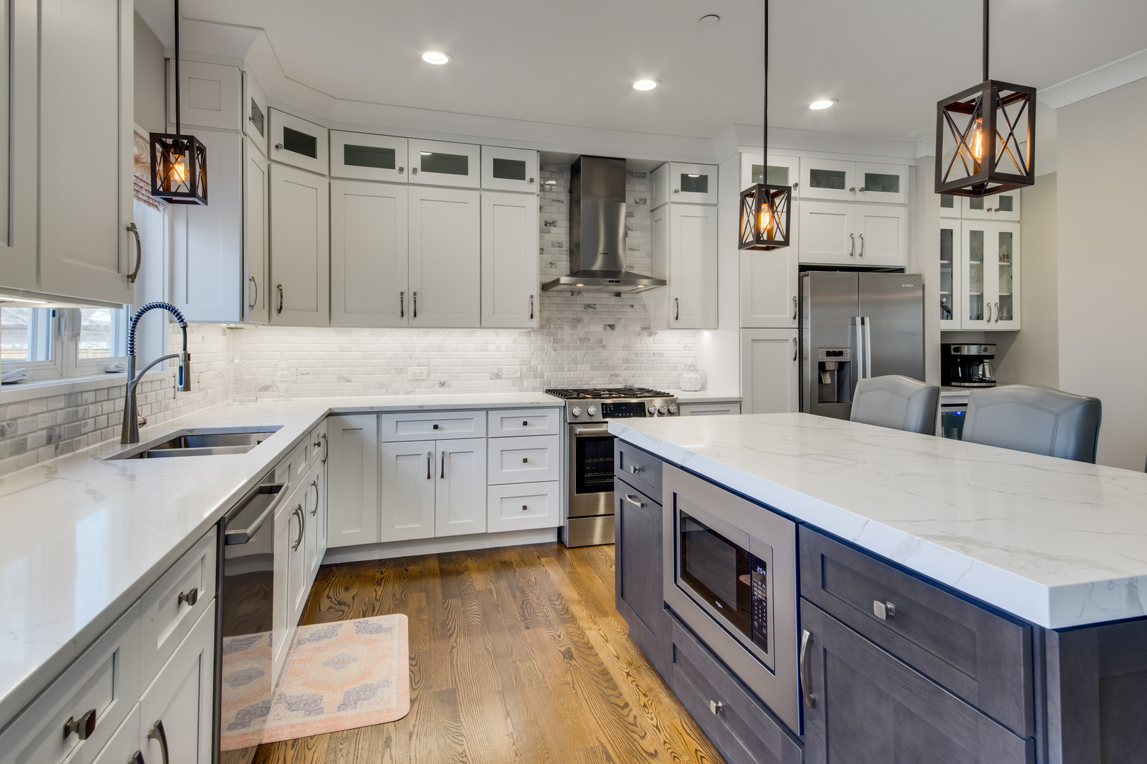 2320 Edna Avenue Park Ridge, IL 60068 - Photo 4 of 41 a kitchen with stainless steel appliances granite countertop a sink stove and refrigerator
