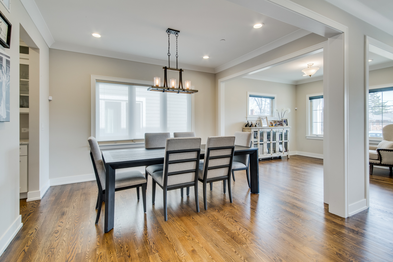 2320 Edna Avenue Park Ridge, IL 60068 - Photo 7 of 41 a view of a dining room with furniture and wooden floor