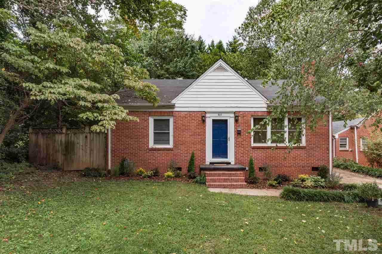 507 Brooks Avenue Raleigh, NC 27607 - Photo 19 of 20 a front view of a house with a yard