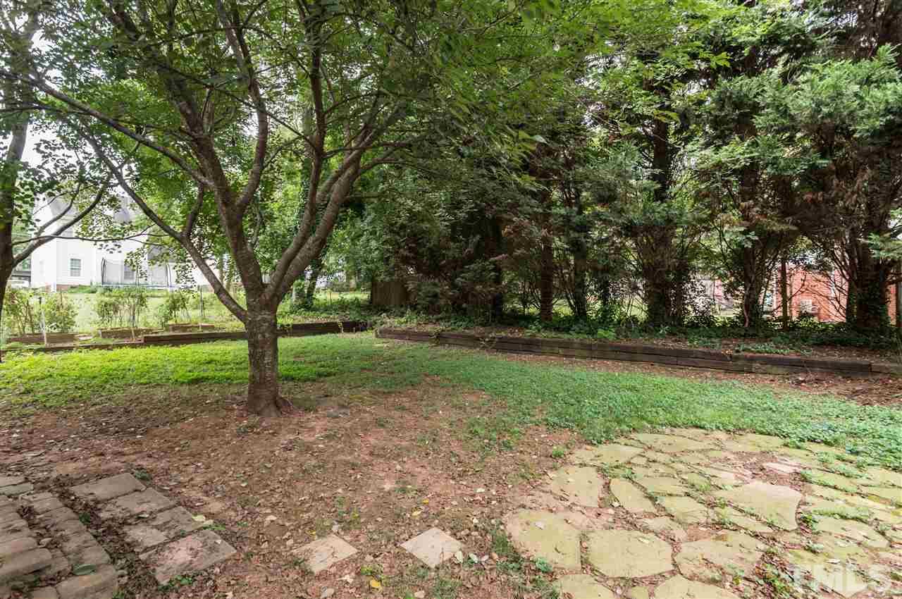 507 Brooks Avenue Raleigh, NC 27607 - Photo 20 of 20 a view of a yard with plants and trees