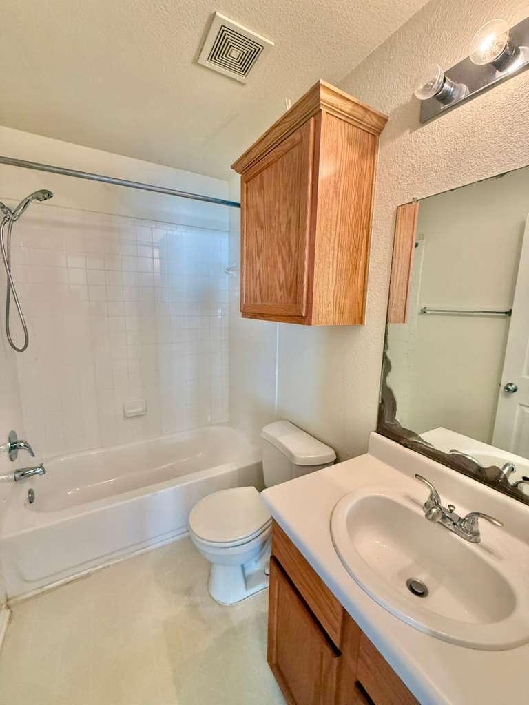 8501 Shallot Way Austin, TX 78748 - Photo 23 of 26 a bathroom with a sink a toilet and shower