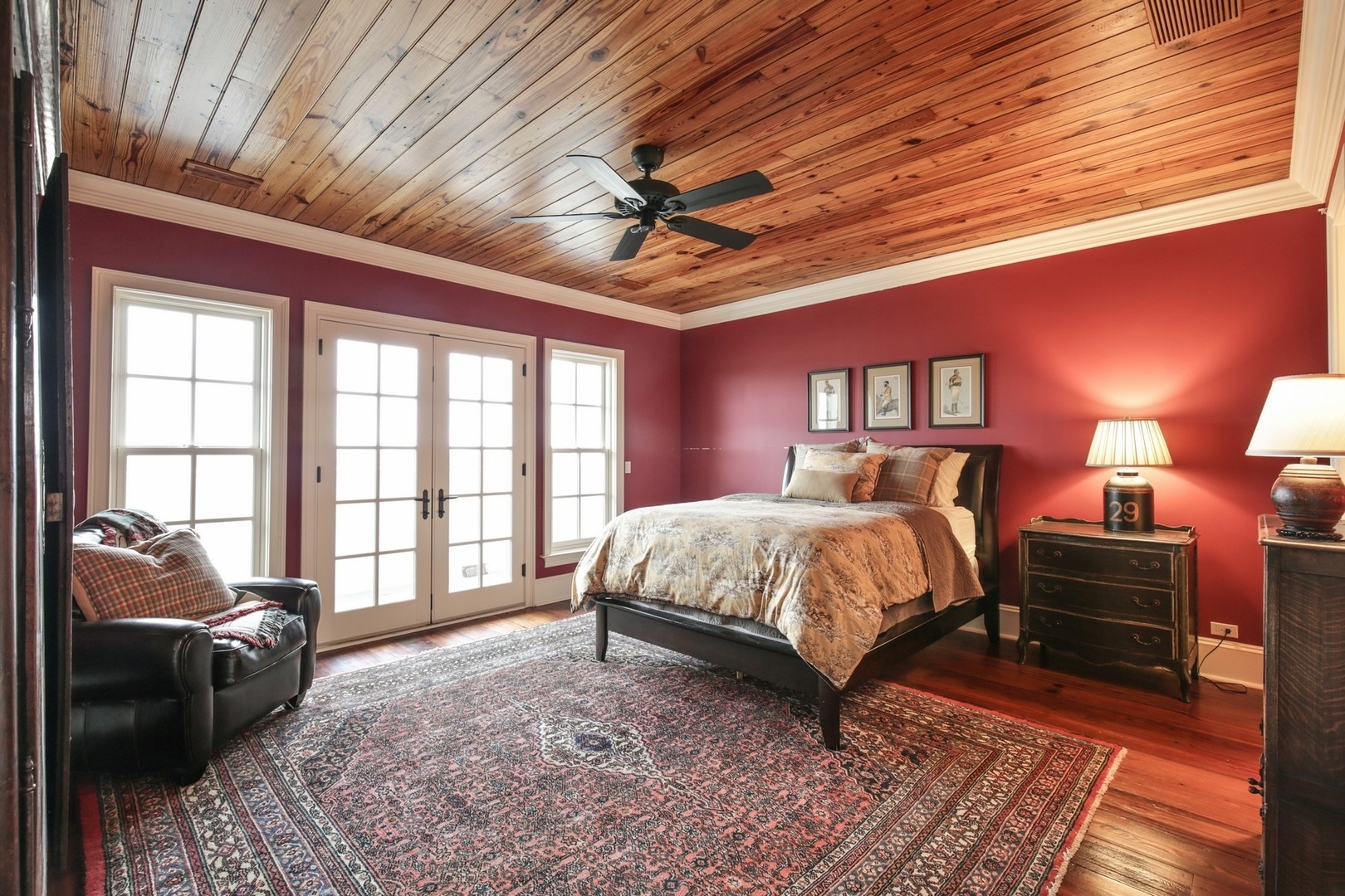 9N655 Kendall Road Elgin, IL 60124 - Photo 17 of 43 a spacious bedroom with a bed and a couch
