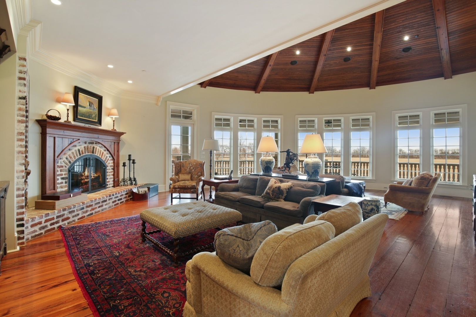 9N655 Kendall Road Elgin, IL 60124 - Photo 8 of 43 a living room with furniture and a fireplace