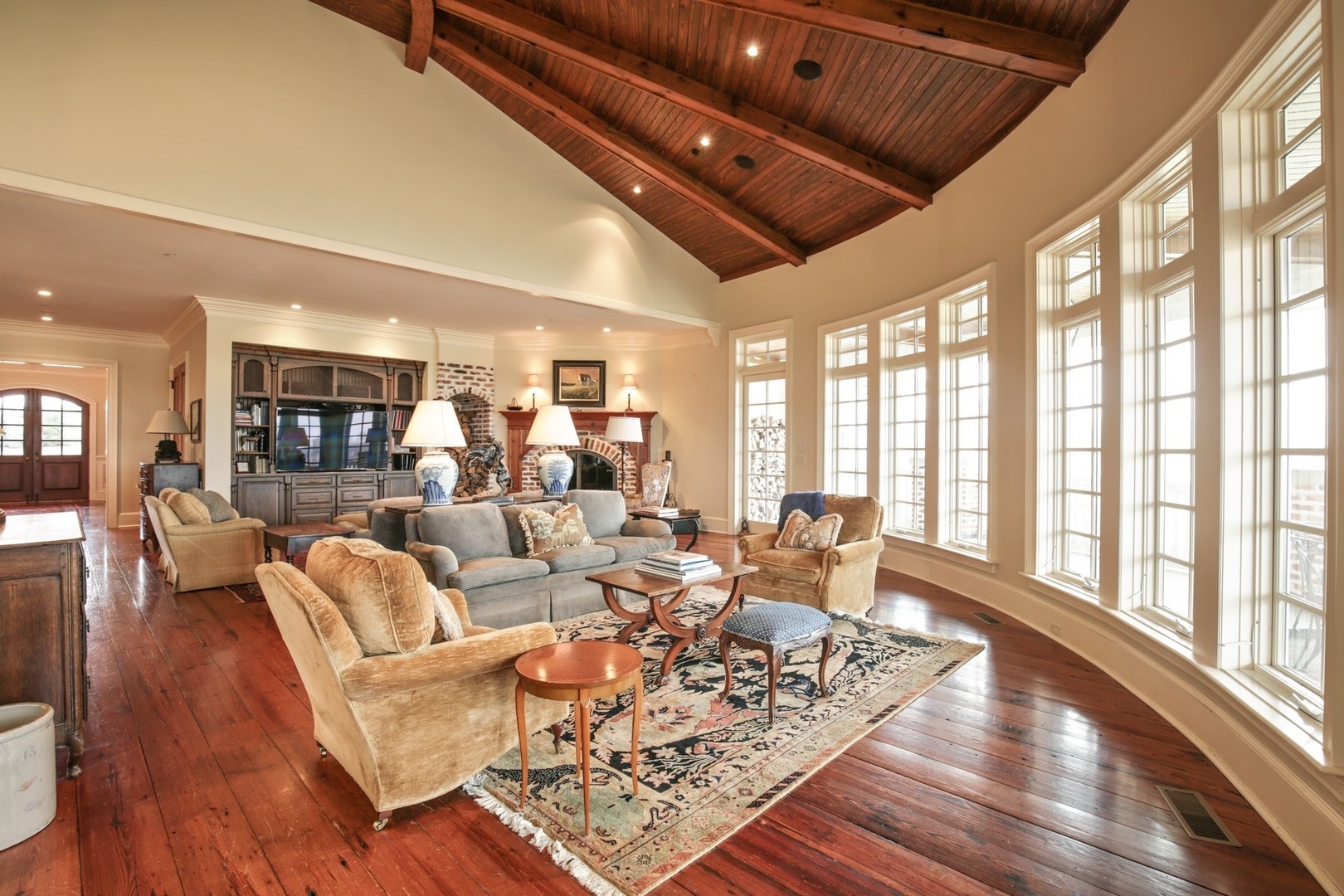 9N655 Kendall Road Elgin, IL 60124 - Photo 10 of 43 a living room with furniture large windows and wooden floor