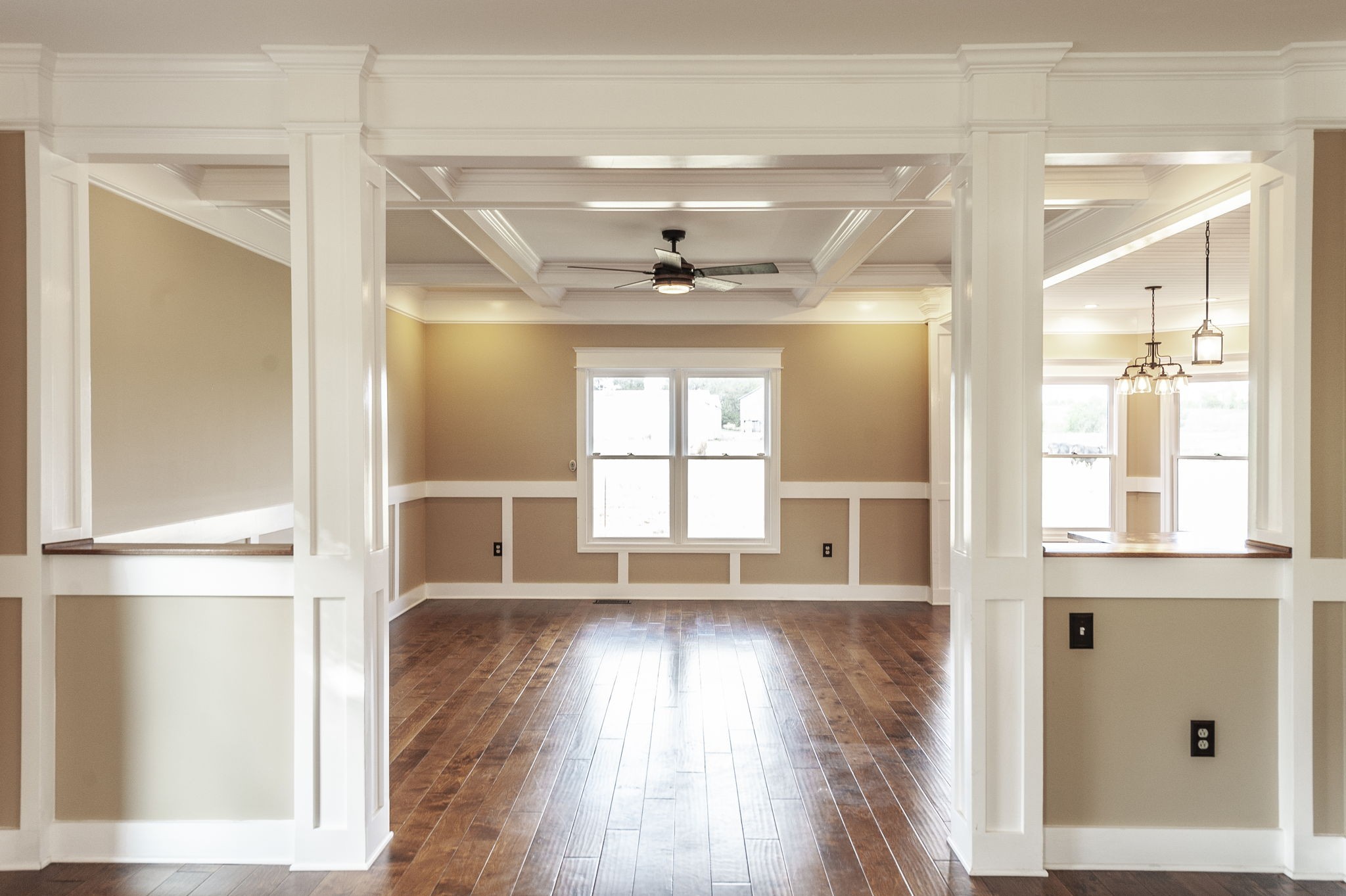 724 Deshea Creek Road Gallatin, TN 37066 - Photo 23 of 76 a view of empty room with wooden floor and fan