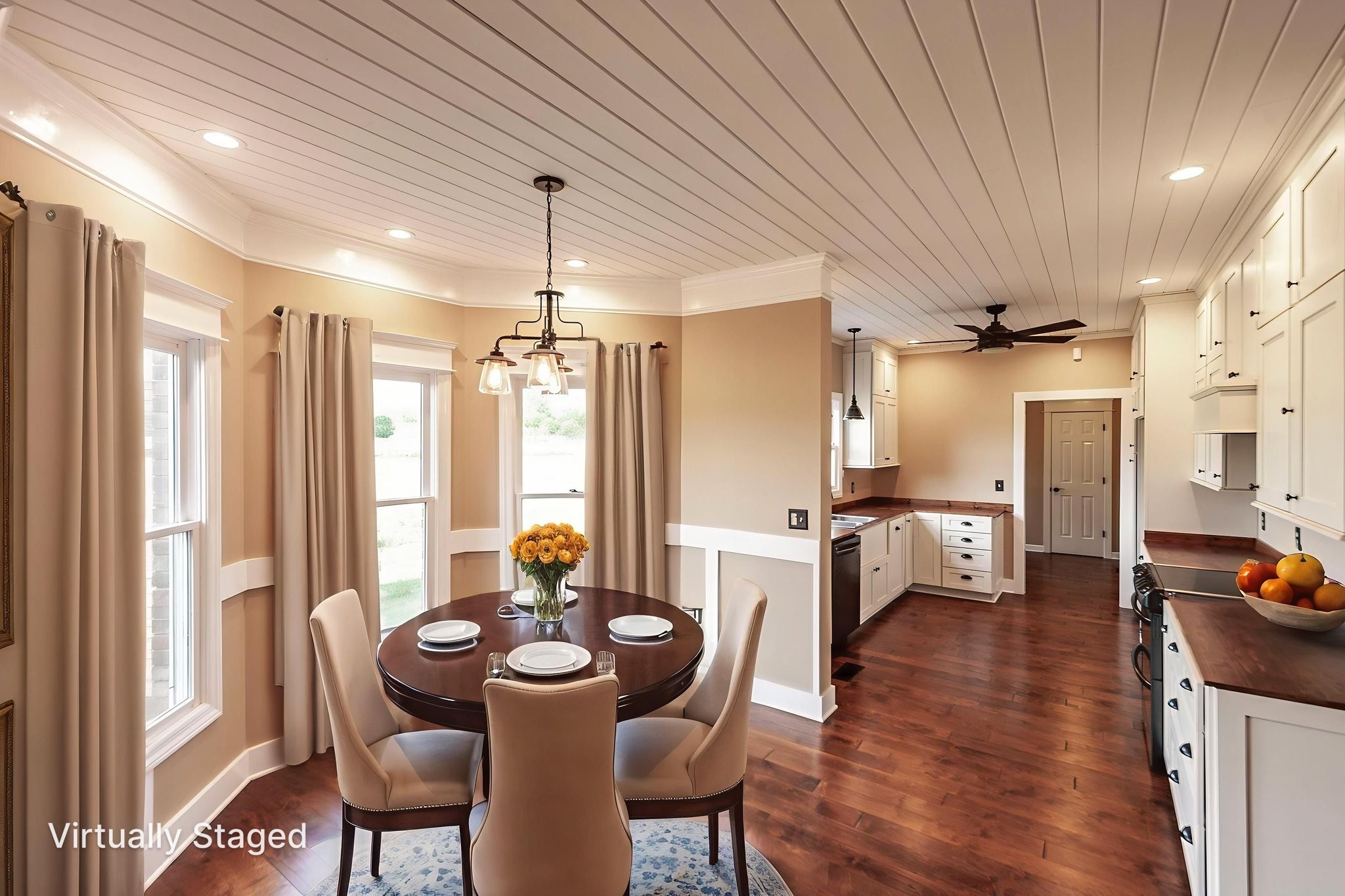 724 Deshea Creek Road Gallatin, TN 37066 - Photo 29 of 76 a view of a dining room with furniture window and wooden floor