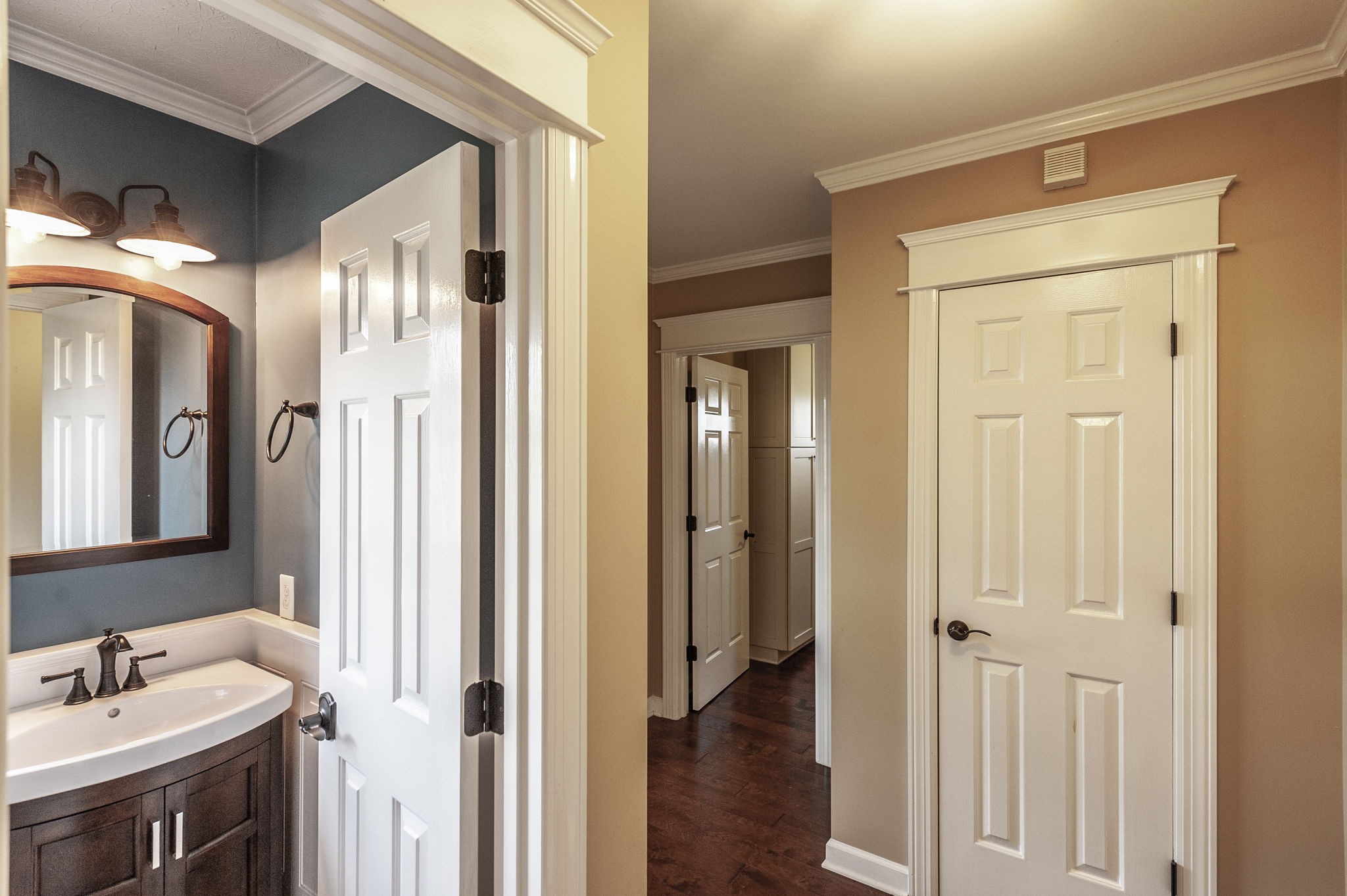 724 Deshea Creek Road Gallatin, TN 37066 - Photo 37 of 76 a bathroom with a sink and a mirror