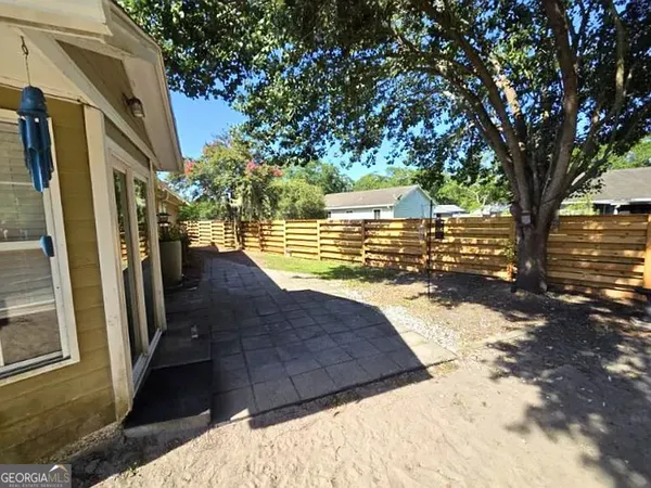 a view of outdoor space deck and tree