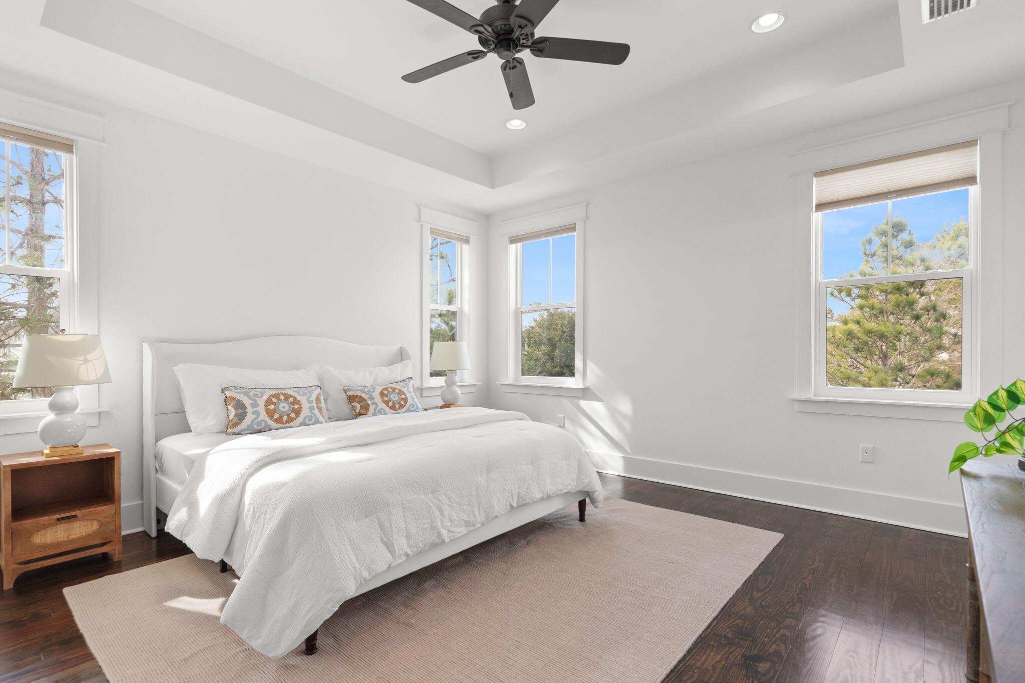 694 Flatwoods Forest Loop Santa Rosa Beach, FL 32459 - Photo 18 of 54 a bedroom with a bed and window