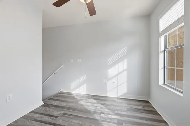 wooden floor in an empty room