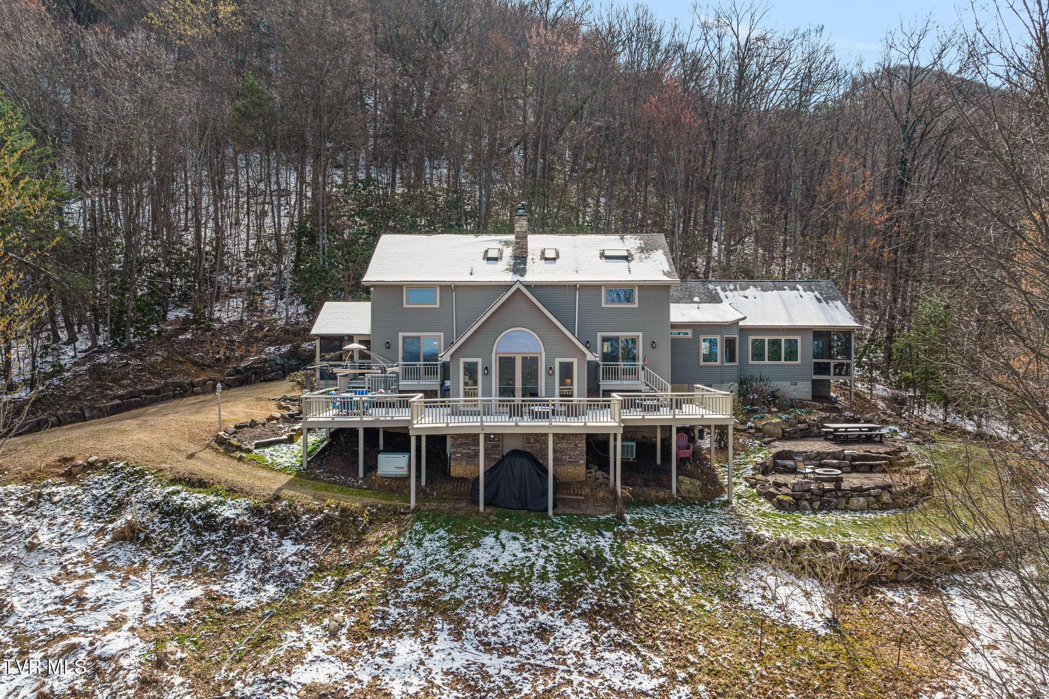 435 Cherokee Mountain Road Jonesborough, TN 37659 - Photo 2 of 75 Aerial view of home