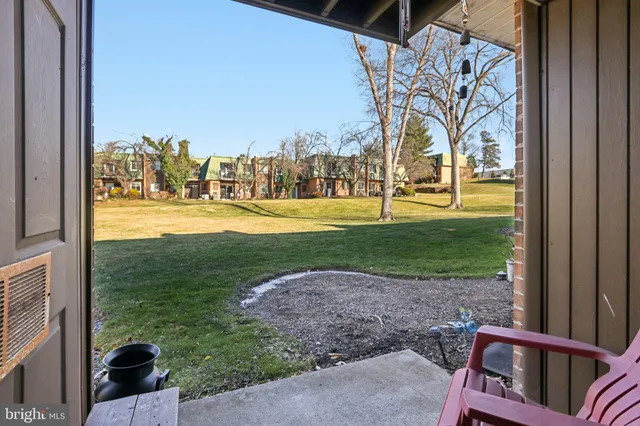 a outdoor living space with furniture