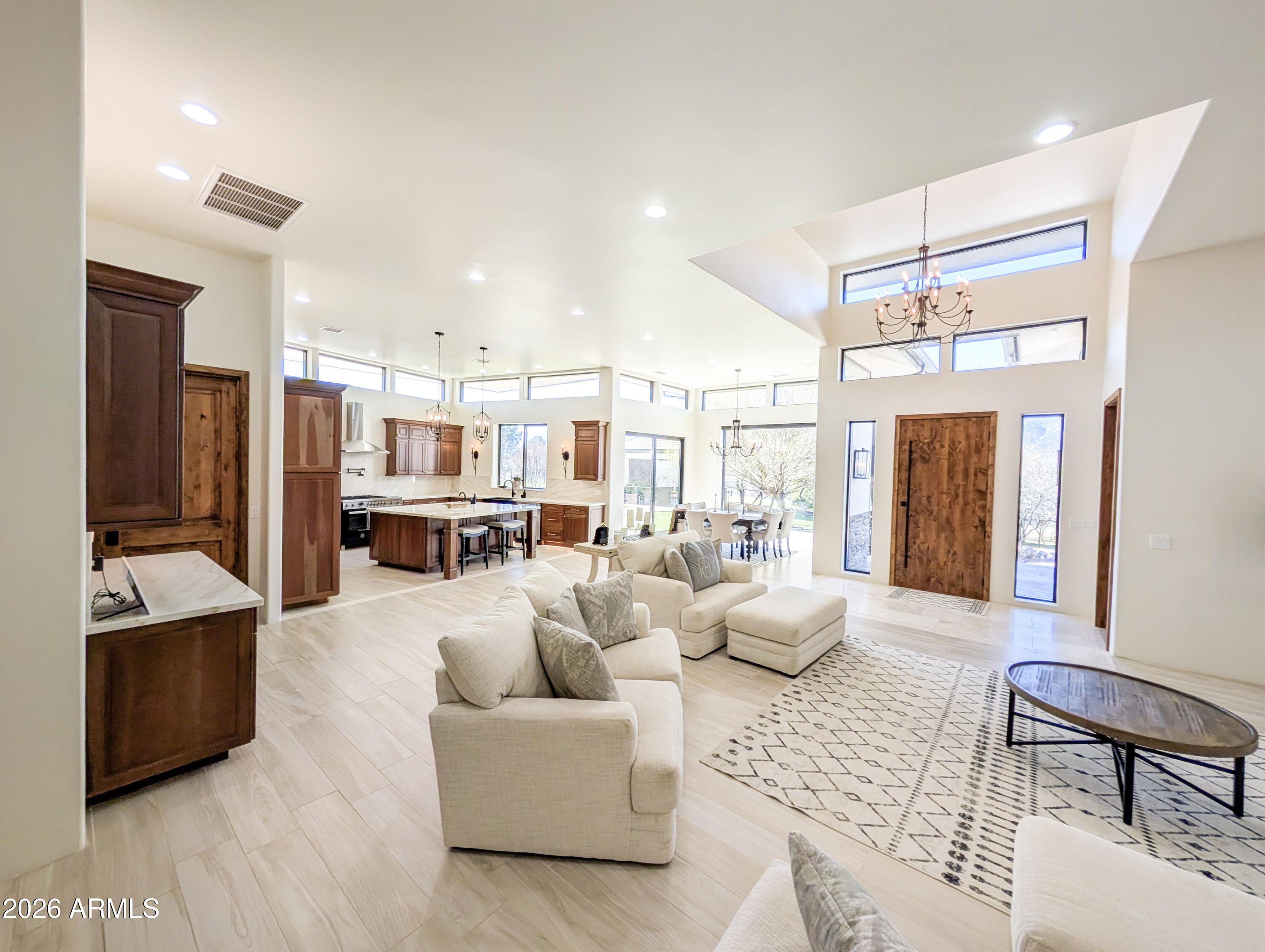 2833 South Old Church Road Camp Verde, AZ 86322 - Photo 19 of 116 a living room with furniture and a flat screen tv