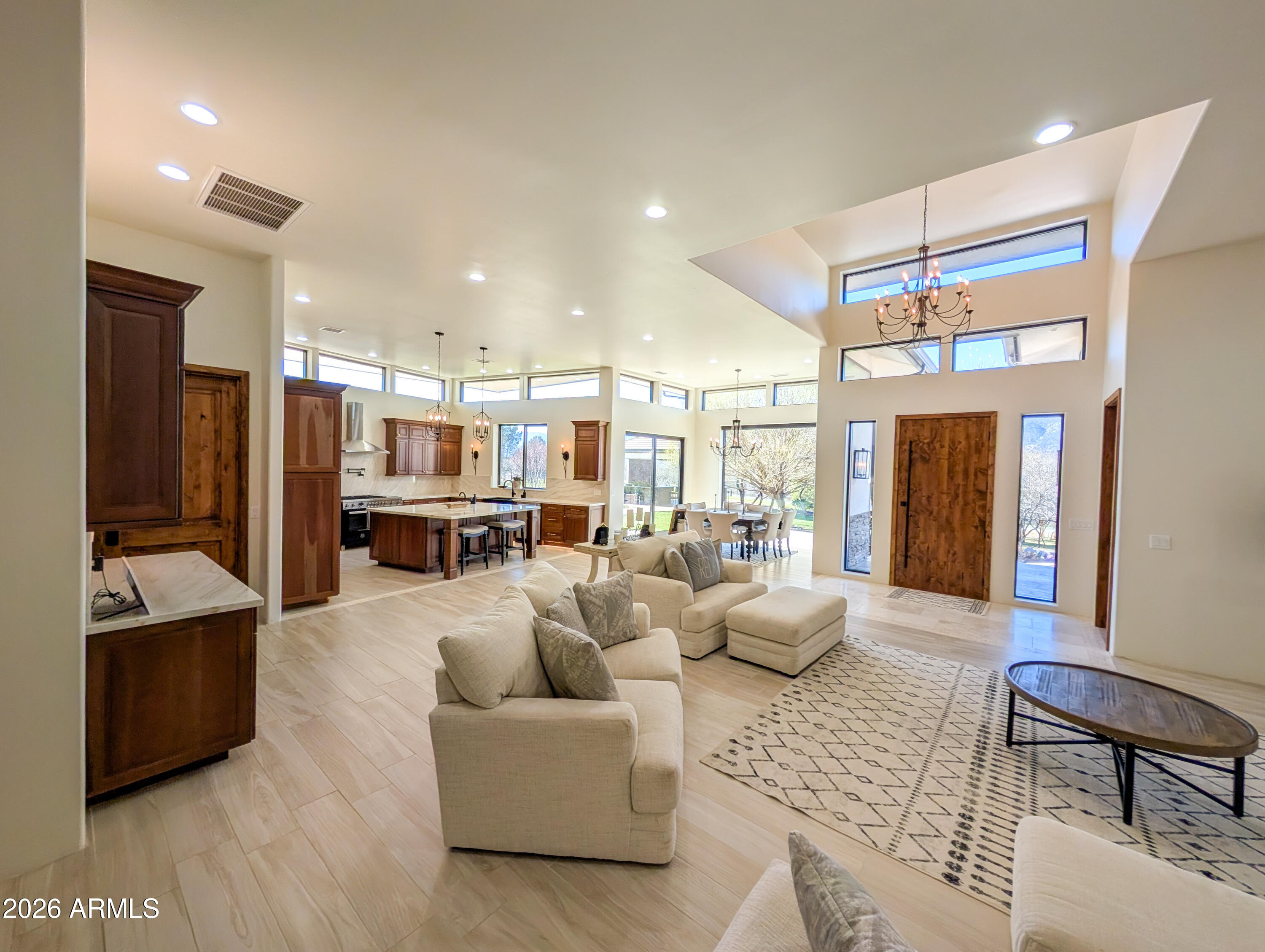 2833 South Old Church Road Camp Verde, AZ 86322 - Photo 39 of 116 a living room with furniture and a flat screen tv