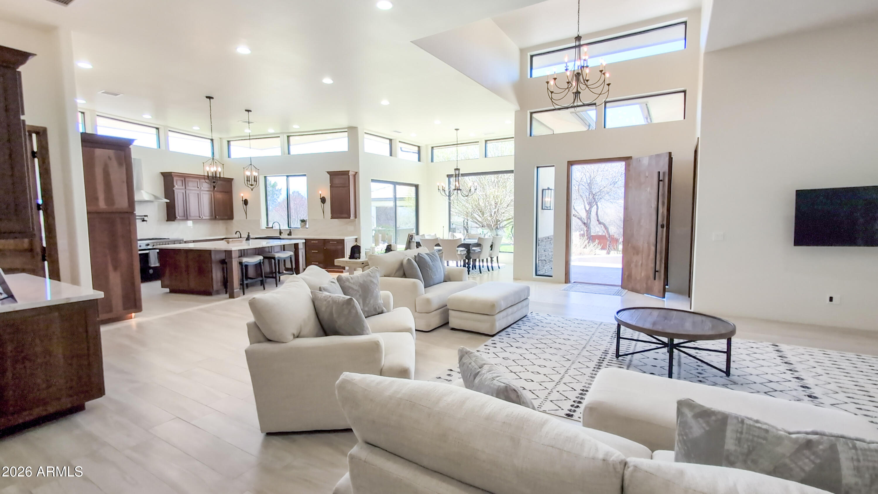 2833 South Old Church Road Camp Verde, AZ 86322 - Photo 45 of 116 a living room with furniture and a flat screen tv