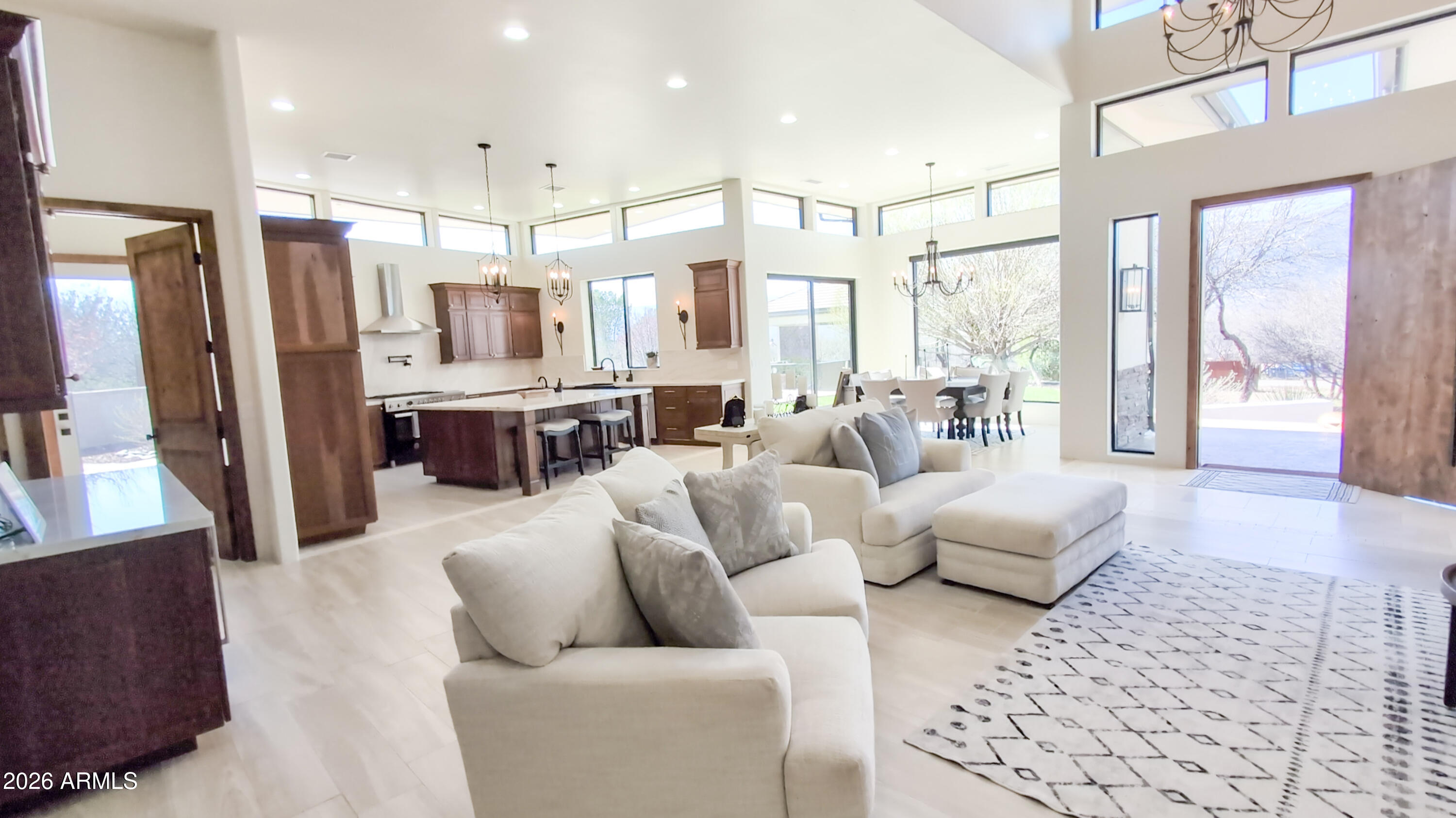 2833 South Old Church Road Camp Verde, AZ 86322 - Photo 52 of 116 a living room with furniture and a large window
