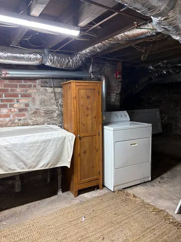 a room with storage and utility