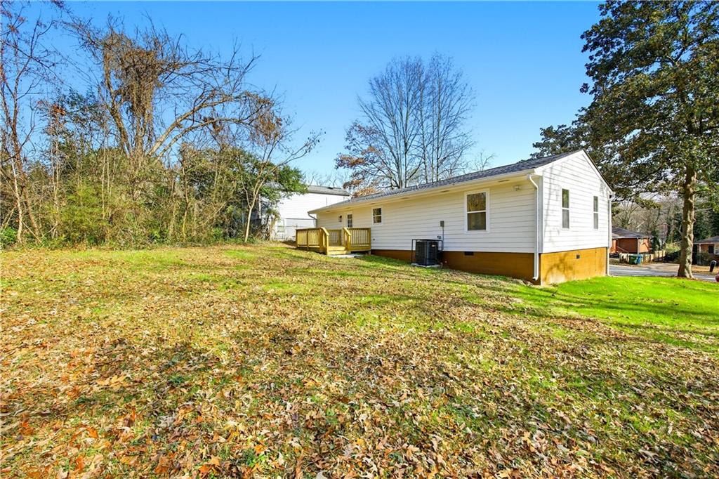 1775 Hadlock Street Southwest Atlanta, GA 30311 - Photo 27 of 27 a view of a yard with a house
