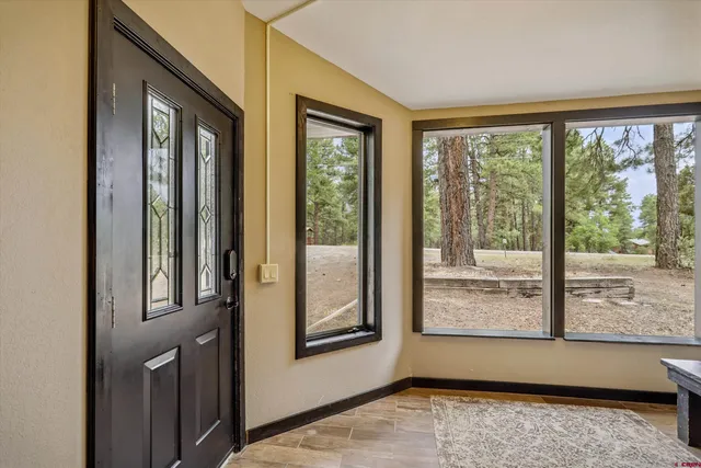 a view of an entryway