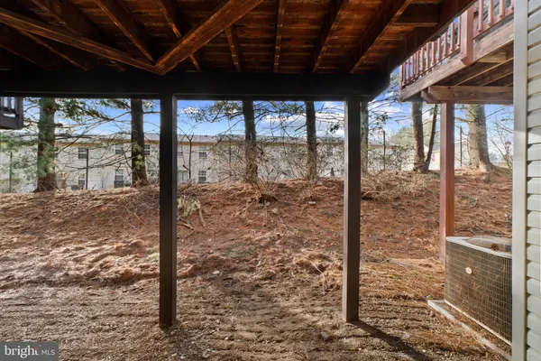 a view of a porch