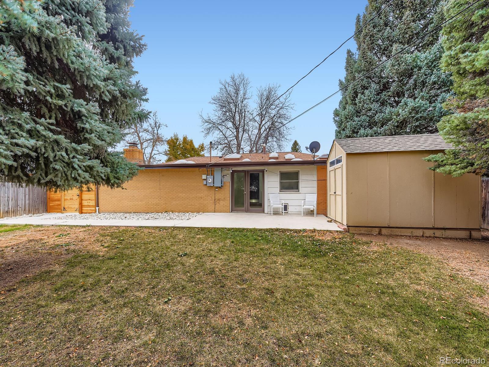 6536 South Kit Carson Street Centennial, CO 80121 - Photo 25 of 32 a view of a house with a backyard