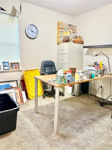 a room with furniture and a table