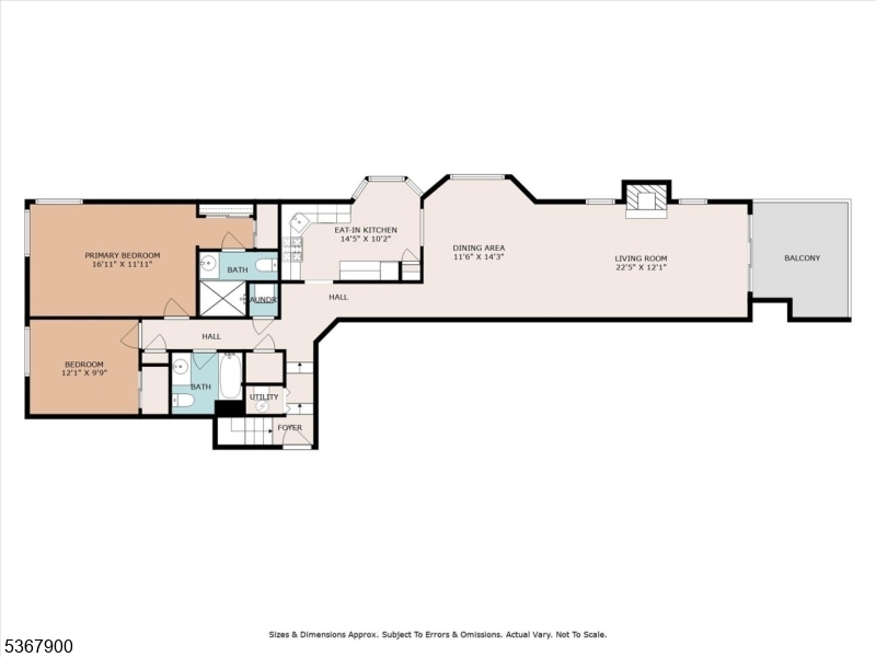 1702 Amanda Court, Unit 1702 Piscataway, NJ 08854 - Photo 10 of 11 a picture of a floor plan