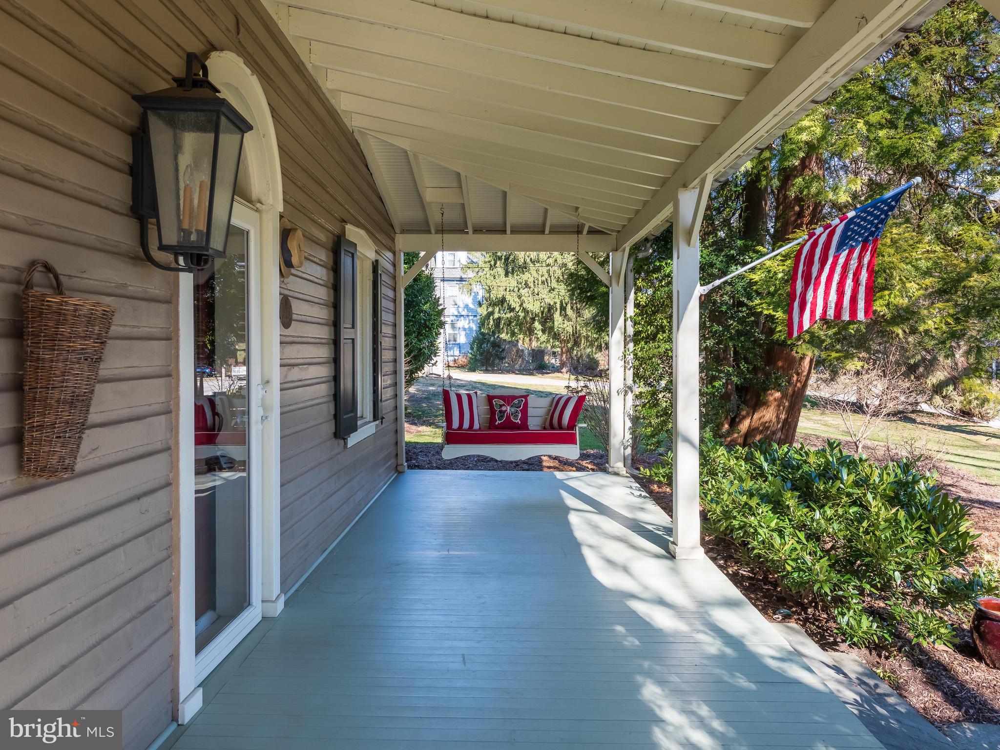638 Conestoga Road Berwyn, PA 19312 - Photo 19 of 54 Front Porch with Porch Swing
