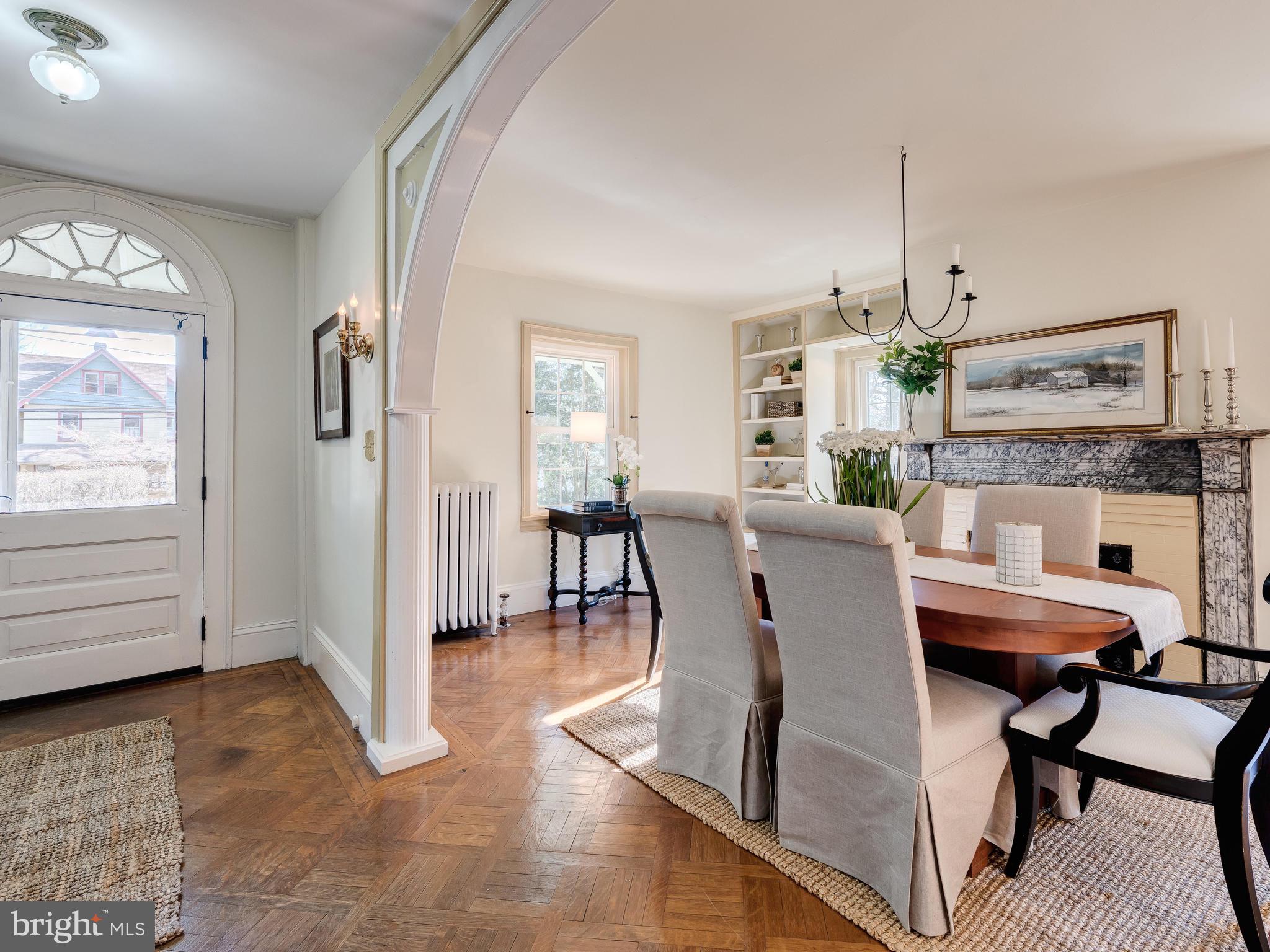 638 Conestoga Road Berwyn, PA 19312 - Photo 22 of 54 Foyer View of Dining Room