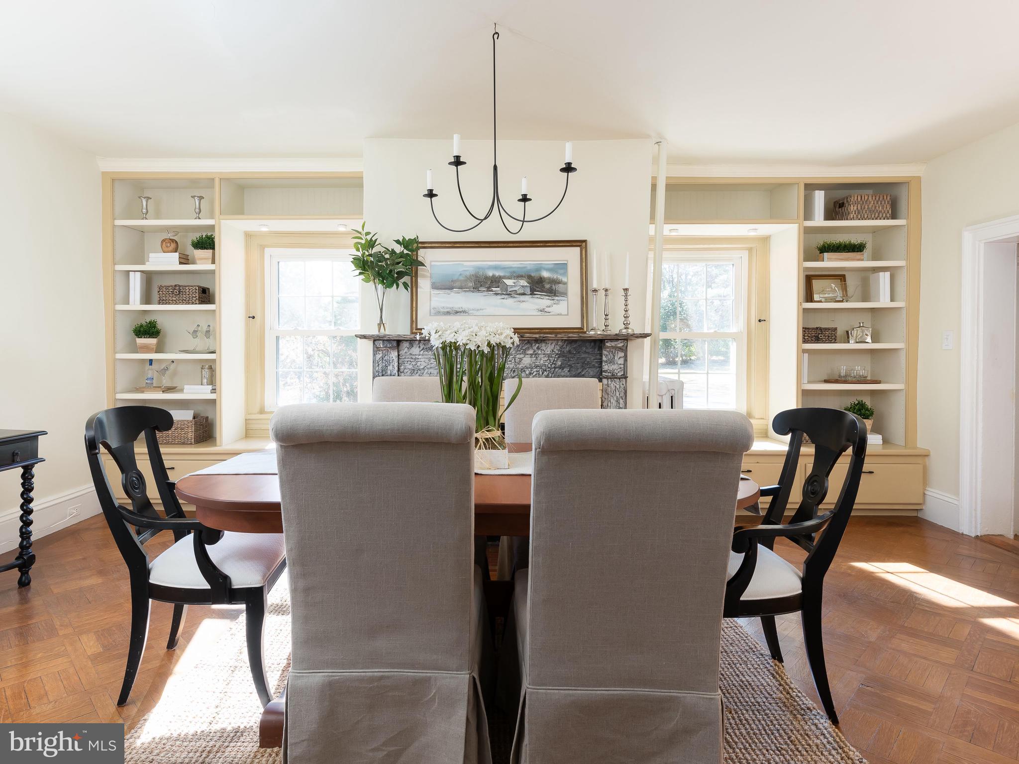 638 Conestoga Road Berwyn, PA 19312 - Photo 25 of 54 Dining Room with Built Ins