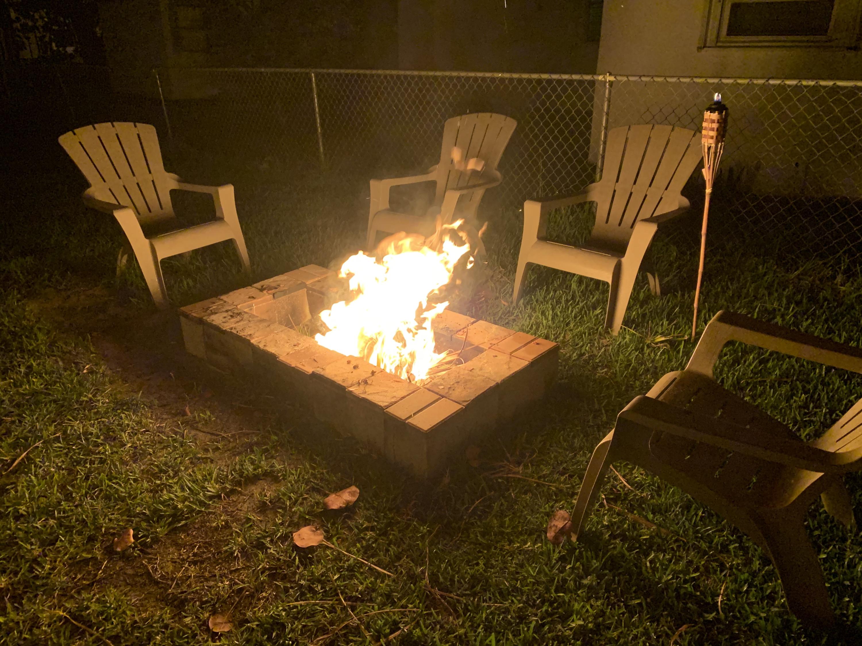 418 Southwest 14th Avenue Delray Beach, FL 33444 - Photo 29 of 29 Evening Firepit For Entertaining