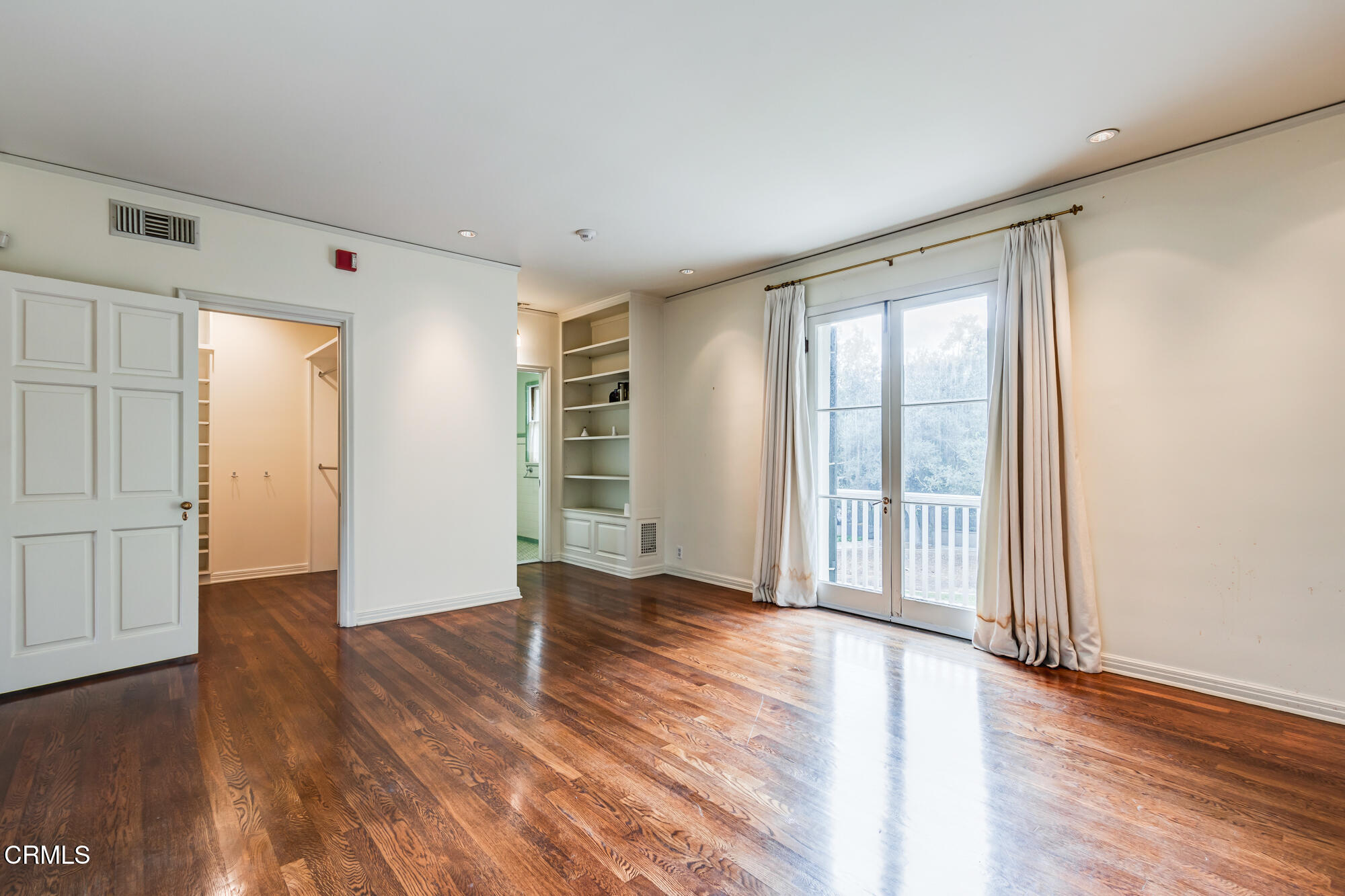 2050 Ashbourne Drive South Pasadena, CA 91030 - Photo 12 of 26 wooden floor in an empty room with a window