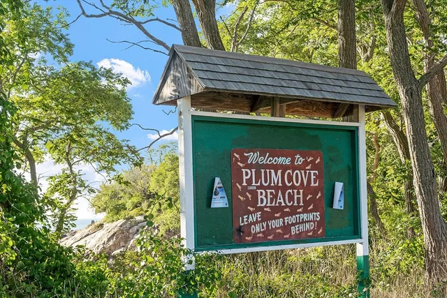 a sign on the side of a building