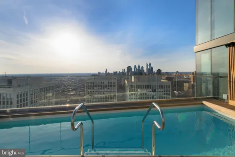 a view of a terrace with skyline