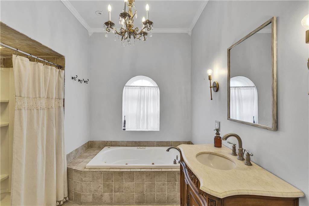 389 East Rices Landing Road East Millsboro, PA 15433 - Photo 33 of 42 Updated bathroom. You might be in a 100+ year old house but you have modern amenities here.