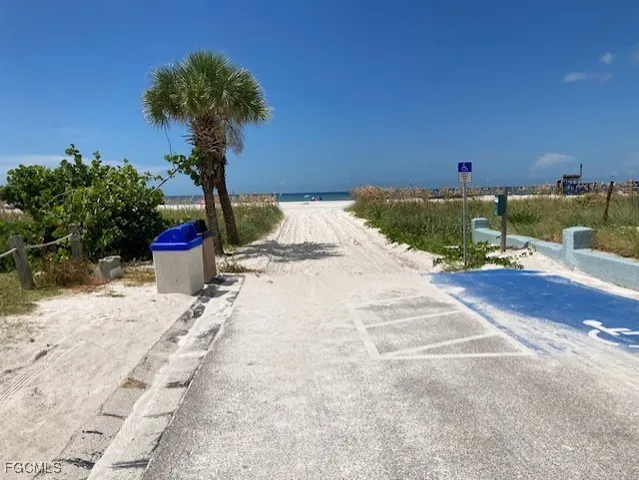 a view of a lake with a mountain