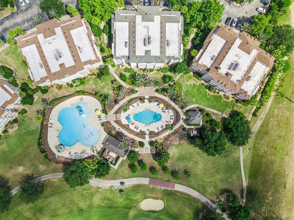 7602 Sandy Ridge Drive, Unit 103 Reunion, FL 34747 - Photo 45 of 61 an aerial view of a house having outdoor space