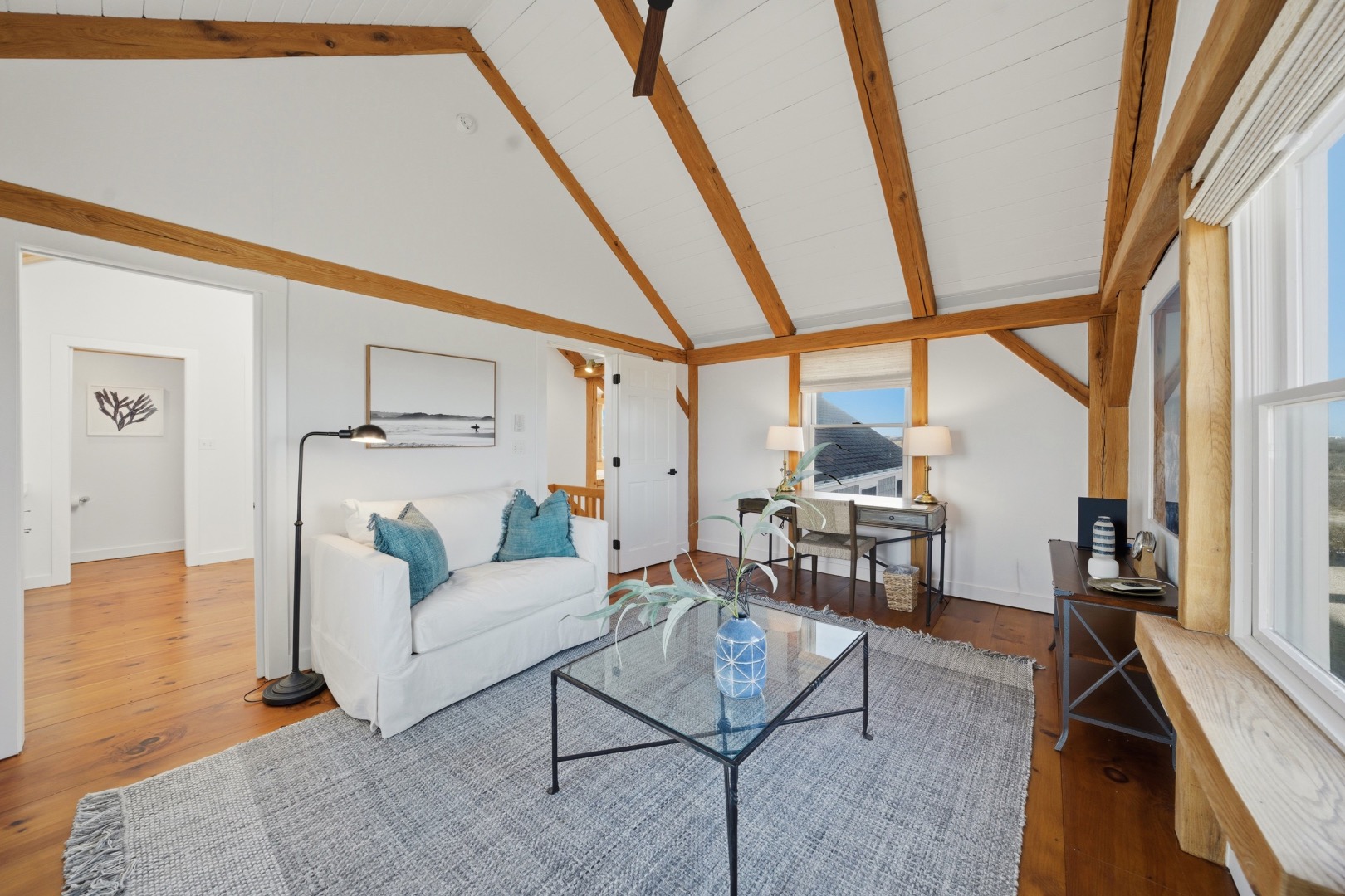 45 Sheep Pond Road Nantucket, MA 02554 - Photo 27 of 39 a living room with furniture and a window