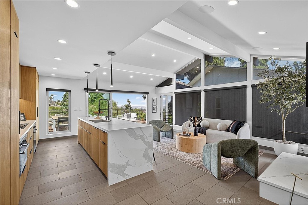 6441 Via De Anzar Rancho Palos Verdes, CA 90275 - Photo 1 of 1 a living room with furniture and a large window