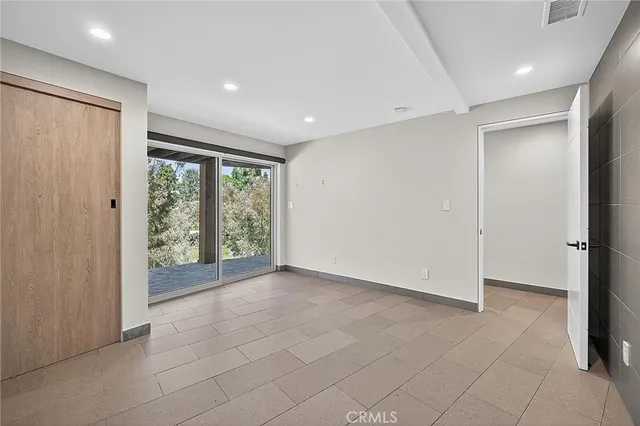 a big yard with lots of green space and fog