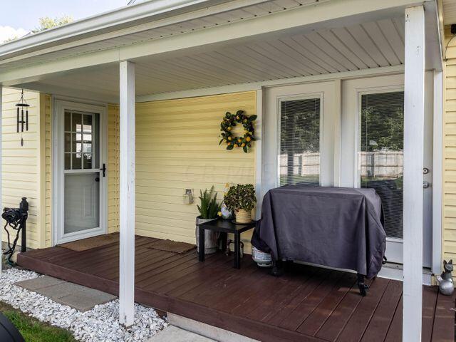 620 Runkle Street West Liberty, OH 43357 - Photo 15 of 74 Covered Back Porch Area