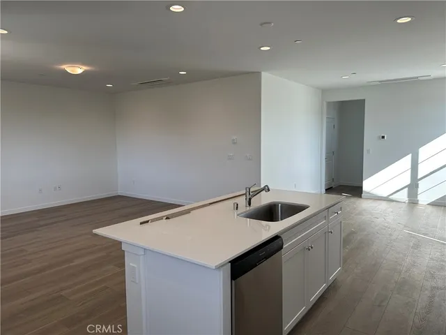 a bathroom with a sink and vanity