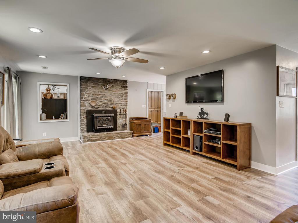 1200 Whitaker Mill Road Joppa, MD 21085 - Photo 11 of 48 Living Room with Wood Burning Stove