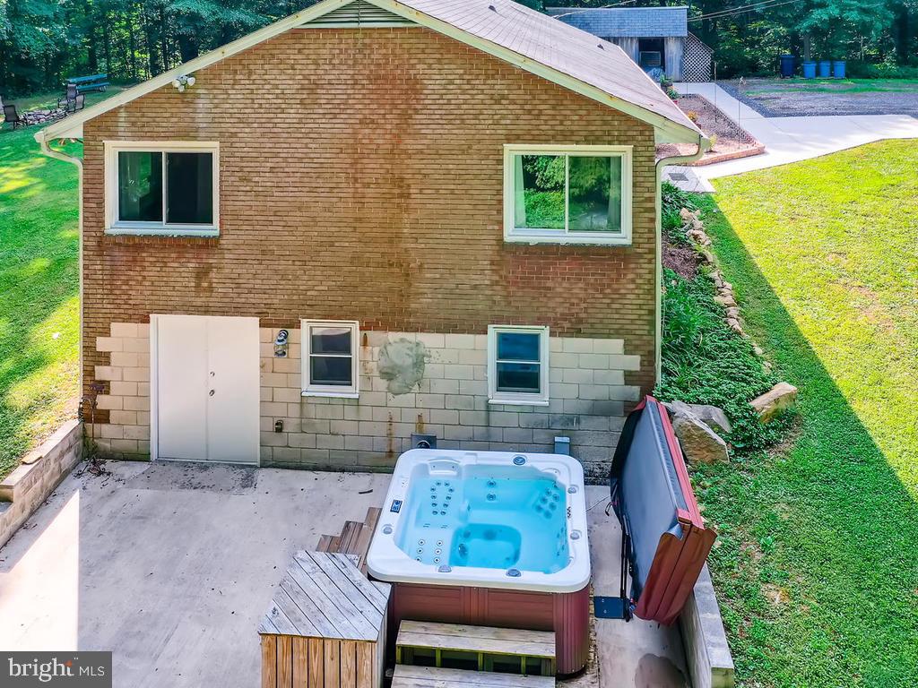 1200 Whitaker Mill Road Joppa, MD 21085 - Photo 23 of 48 Hot Tub right outside of Lower Level Master