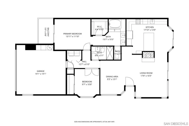 a view of street with flower on side of it