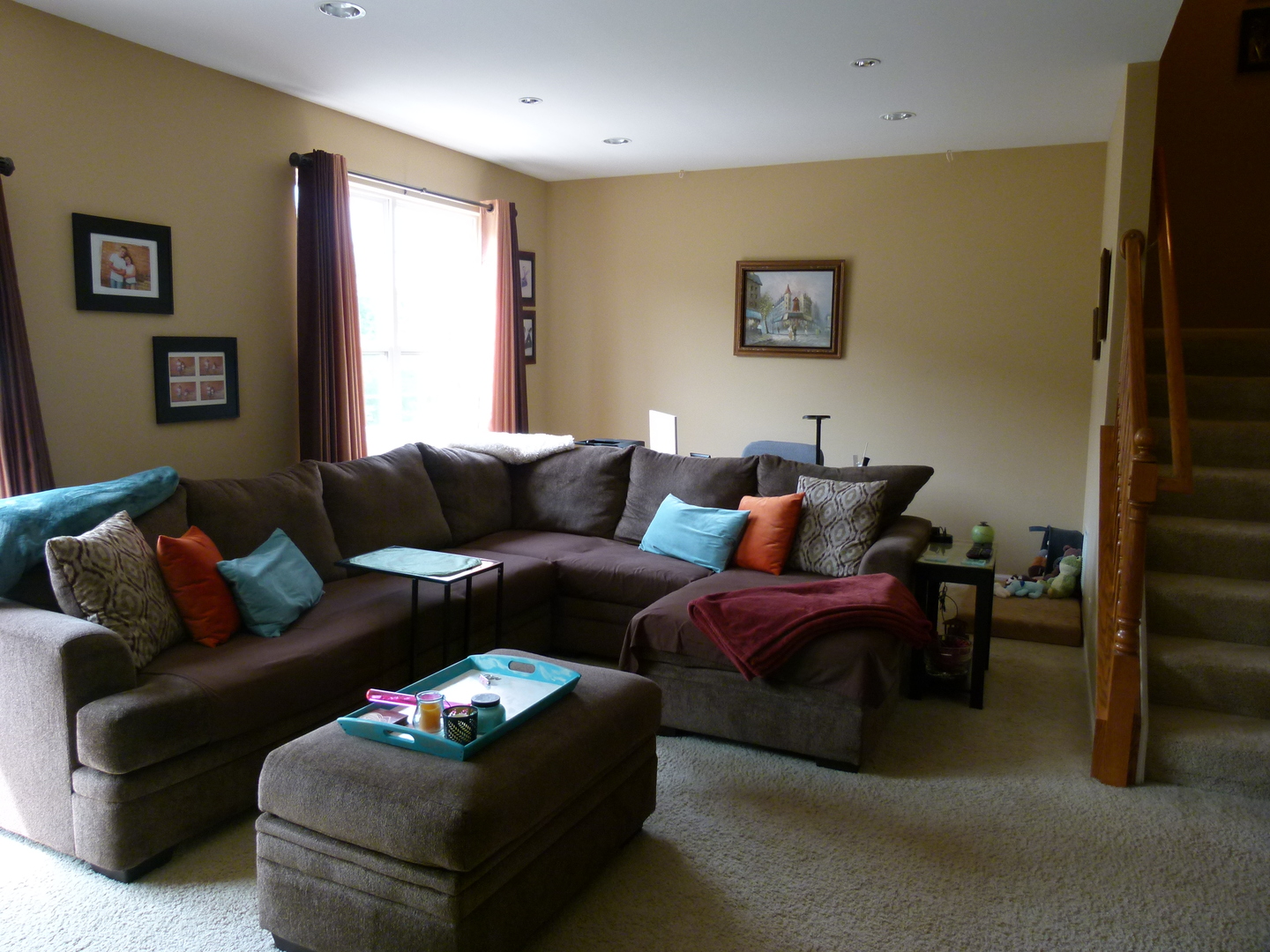 116 Jackson Street Gilberts, IL 60136 - Photo 5 of 19 a living room with furniture and a flat screen tv